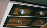 A refinished dresser